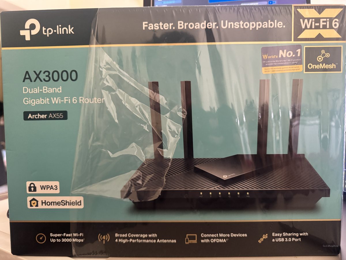 TP-Link Archer AX55 (AX3000 Dual-Band Gigabit Wi-Fi 6